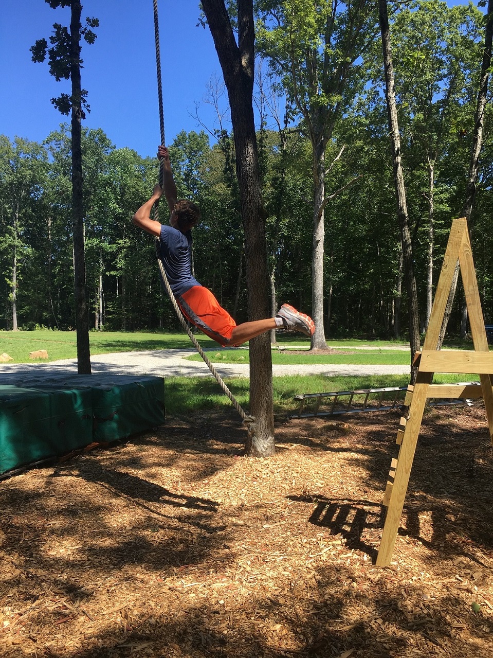 Pole Vault Rope Swing Tap